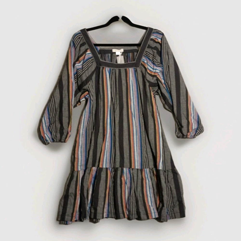 Outerknown + Pieces & Co Micro Dress Organic Cotton Soft Playful Mini Boho Sz M‎